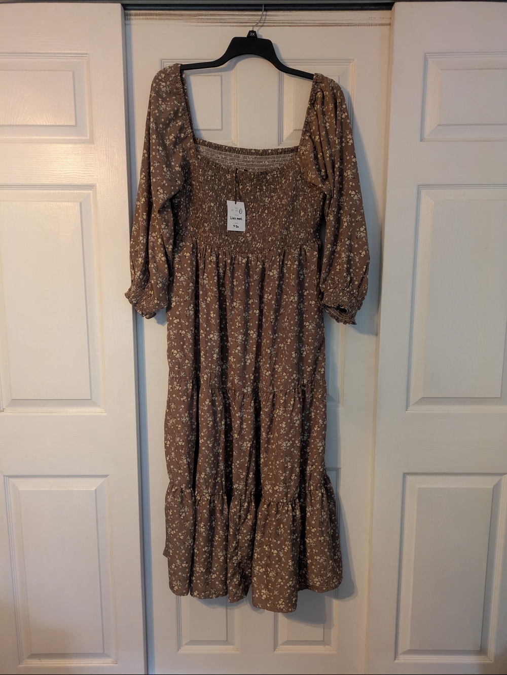 Elloh Liara Brown Floral Maxi Dress - Women - Picture 2 of 7